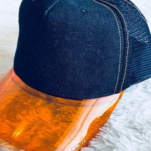 Blue jean hat